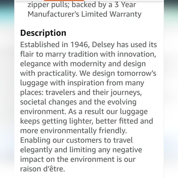 Delsey Paris Sky Max 2.0 Carry-On Duffel Bag- Blue - Picture 11 of 15